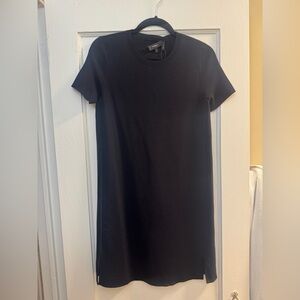 Theory Dark Navy Mini Sweater Dress